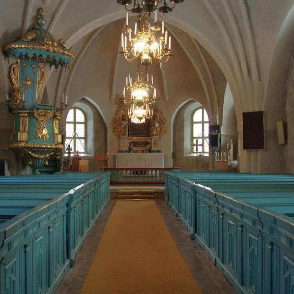 Visit vastmanland bro kyrka interior