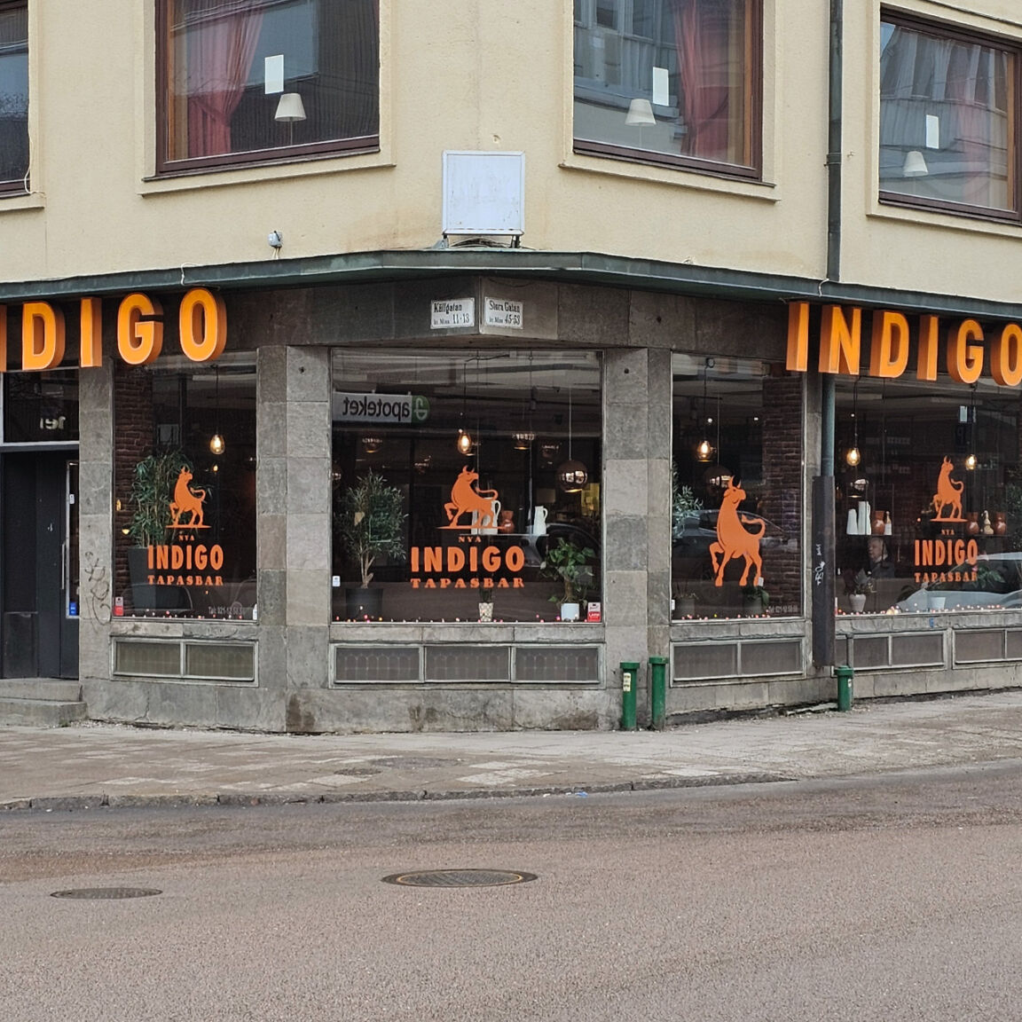 Tapas restaurangen Indigo Västerås entrebild