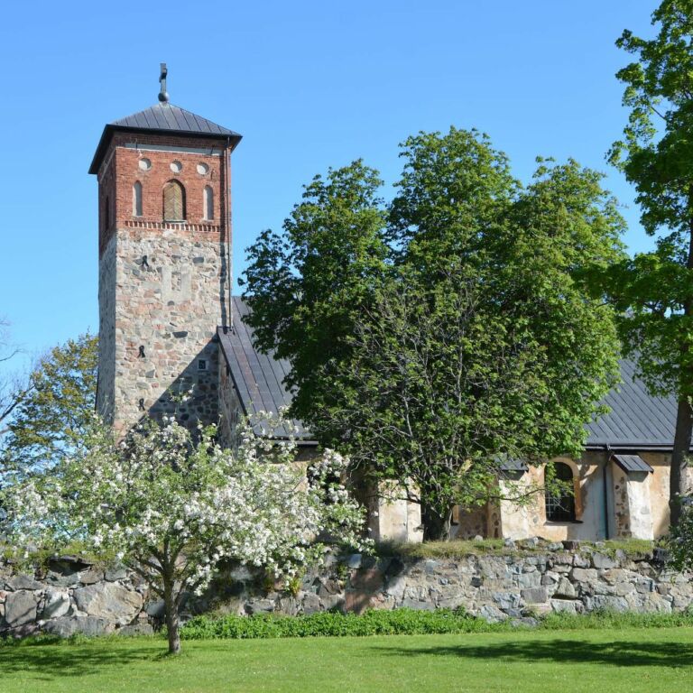 Vacker bild av St Nicoli Kyrka