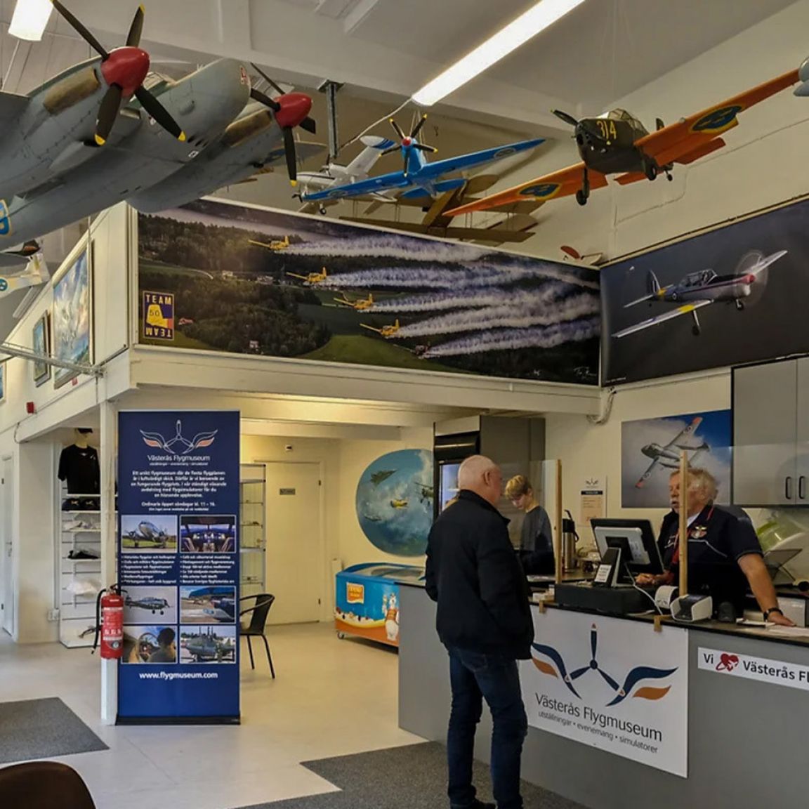 Visit vastmanland flygmuseum Reception
