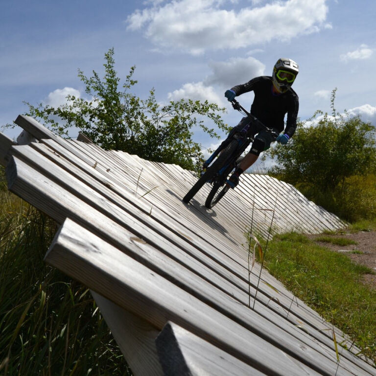 wallride på vebobacken i full fart